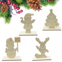 Buis décoration d'objet artisanal, Conception de Noël & DIY & styles différents pour le choix, plus de couleurs à choisir, Vendu par fixé