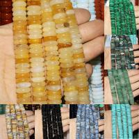 Mixed Gemstone Beads, Flat Round, polished & DIY 12*4mm 