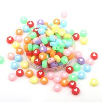 Solid Color Acrylic Beads, Round & DIY 7mm 