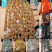 Mixed Gemstone Beads, Ellipse, polished & DIY 8*10mm 