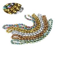 Perles hématite non-magnétique, crane, Placage, DIY & styles différents pour le choix, plus de couleurs à choisir, 6*8mm, Vendu par brin