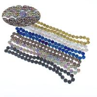 Las Perlas De Hematites Sin Magnético, Esférico, chapado, Bricolaje & diferentes estilos para la opción, más colores para la opción, 10mm, Vendido por Sarta