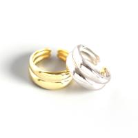 Стерлингового серебра кольцо, 925 пробы, Другое покрытие, регулируемый & Женский, Много цветов для выбора, 8mm, 16.5mm, размер:6, продается PC