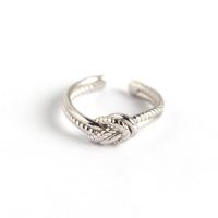 Sterling Silver Finger Ring, 925 Sterling Silver, plated, adjustable & for woman 7mm, 16.5mm, US Ring 