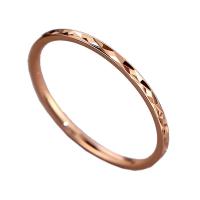 Titanium Steel Finger Ring, with Stainless Steel, plated, fashion jewelry & for woman 1.1mm*1.2mm 