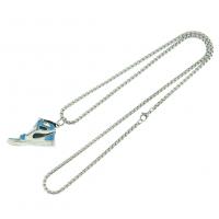 Zinc Alloy Necklace, with Stainless Steel, fashion jewelry & Unisex 