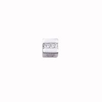 Perles intercalaires en argent , Argent sterling 925, Placage, DIY & avec strass, plus de couleurs à choisir, 5.5mm Environ 2.5mm, Vendu par PC