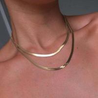 Multi слой ожерелье, цинковый сплав, Другое покрытие, разный размер для выбора & Женский, продается Strand