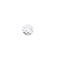 925 Sterling Silver Decorative Buckle, Flat Round, plated, DIY 9.5mm Approx 1.5mm 