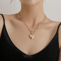 Zinc Alloy Necklace, Heart, plated, fashion jewelry 23*24*15*420mm 