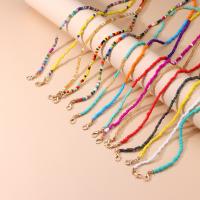 Seedbead Glasses Chain, plated, fashion jewelry 830*22mm 