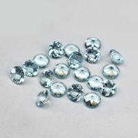 Кабошоны из драгоценных камней, аквамарин, Алмазный конус, полированный, DIY & граненый, голубой, продается PC