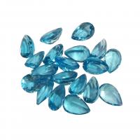 Кабошоны из драгоценных камней, Топаз, полированный, DIY & граненый, голубой, продается PC
