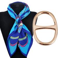Scarf Buckle, Zinc Alloy, plated & for woman & with rhinestone 