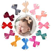Mode Baby-Stirnband, Baumwollsamt, Schleife, für Kinder, keine, 114x66mm, verkauft von PC