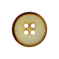 Coquilles de palmier bouton à quatre trous, Rond, normes différentes pour le choix, beige, Vendu par PC