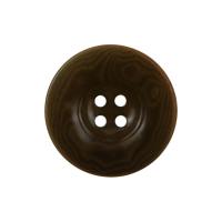 Conchas de palma botón con 4 agujeros, Esférico, diverso tamaño para la opción, color café, Vendido por UD