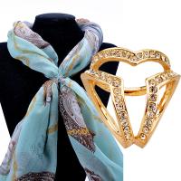 Scarf Buckle, Zinc Alloy, plated & for woman, 27mm 
