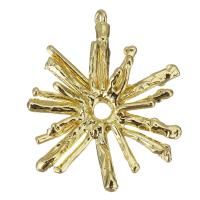 Brass Pendant Findings, gold color plated Approx 1.5mm 