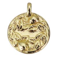 Brass Jewelry Pendants, gold color plated Approx 2.5mm 