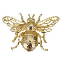 Brass Jewelry Pendants, Bee, gold color plated, hollow Approx 2.5mm 