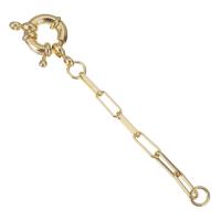 Brass Extender Chain, gold color plated 3.5mm Approx 3mm,4mm Approx 2 Inch 
