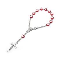 Plastic Pray Beads Bracelet, fashion jewelry & Unisex, 7cm,9.5cm,18cm,2.2*3.8cm,8MM 
