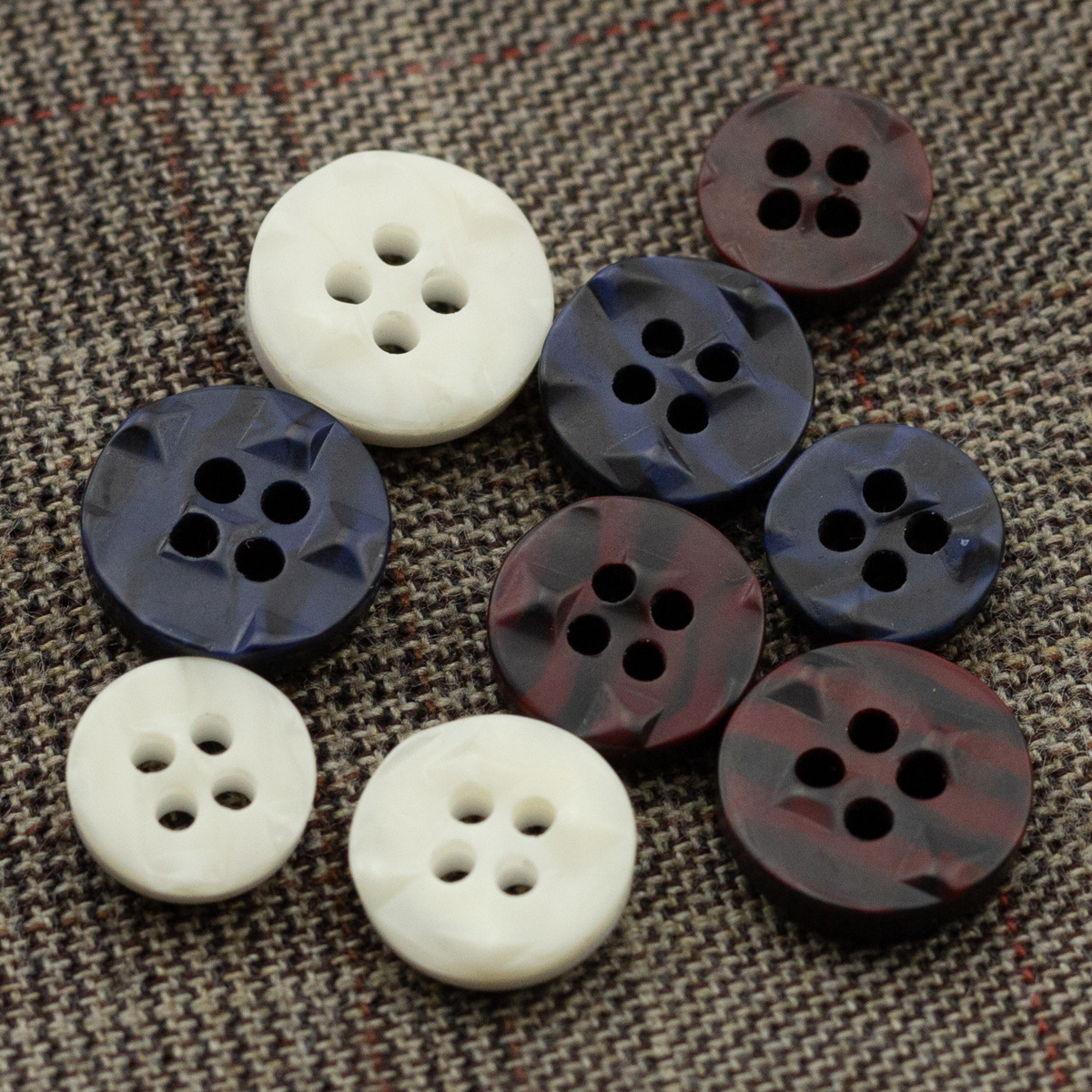 4 Hole Resin Button, Round, different size for choice & different styles for choice, more colors for choice, Sold By PC