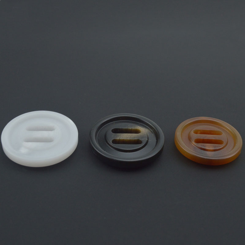 2 Hole Resin Button, Round, plated, different size for choice, more colors for choice, Sold By PC