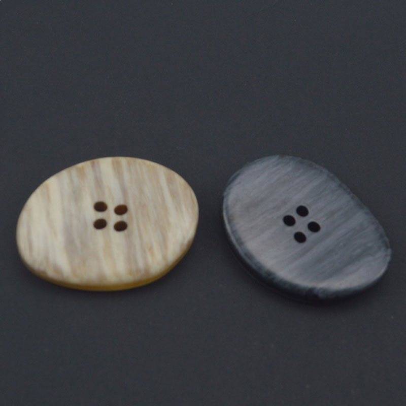4 Hole Resin Button, plated, different size for choice, more colors for choice, Sold By PC
