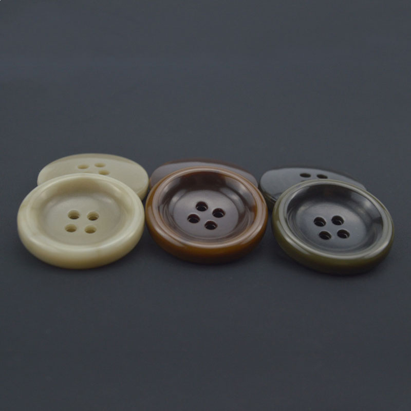 Urea 4-Hole Button, Round, plated, different size for choice, more colors for choice, Sold By PC