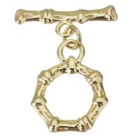 Brass Toggle Clasp, gold color plated  