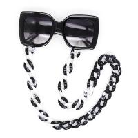 Acryl Brillenkette, nachhaltiges & Anti-Skidding & für Frau, 700mm, Länge:27.55 ZollInch, verkauft von Strang