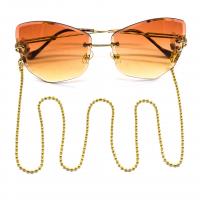 Edelstahl Brillenkette, mit Silikon, nachhaltiges & Anti-Skidding & für Frau, keine, 750x2.4mm, Länge:29.52 ZollInch, verkauft von PC