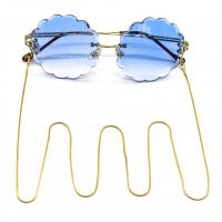 Stainless Steel Glasses Chain, with Silicone, durable & anti-skidding & for woman .70 Inch 