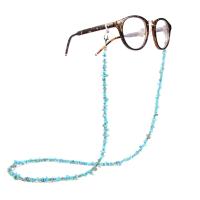 Pierre naturelle Chaîne de lunettes, durable & anti-dérapage & styles différents pour le choix & pour femme, plus de couleurs à choisir, 720mm .34 pouce, Vendu par PC