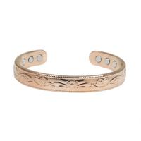 laiton bracelet manchette, bijoux de mode, couleur or rose Vendu par brin