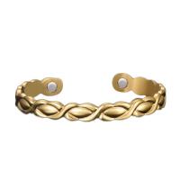 Brass Cuff Bangle, fashion jewelry, golden 