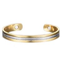Латунь браслет-манжеты, ювелирные изделия моды, Золотой продается Strand