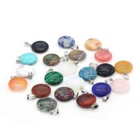 Gemstone Jewelry Pendant, Round, polished, DIY 