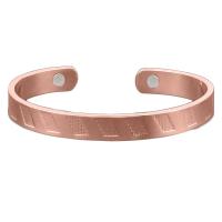 Латунь браслет-манжеты, ювелирные изделия моды, под розовое золото продается Strand