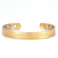 laiton bracelet manchette, bijoux de mode, doré Vendu par PC