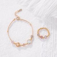 Quartz Bracelets, with Brass, Round, plated, fashion jewelry & retractable & for woman, golden, 20mmuff0c185mm 