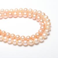 Round Cultured Freshwater Pearl Beads, natural, pink, 7-8mm Approx 0.8mm .3 Inch 