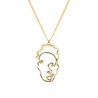 Sterling Silver Jewelry Necklace, 925 Sterling Silver, with 2.36 inch extender chain, Face, plated, for woman & hollow Approx 15.74 Inch 