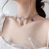 Zinc Alloy Necklace, fashion jewelry & for woman .96 Inch 