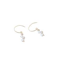 Freshwater Pearl Drop Earring, fashion jewelry 3.8cmX1.8cm 