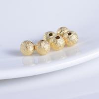 perla de cobre, metal, chapado en color dorado, Sostenible & Bricolaje & diverso tamaño para la opción, 30PCs/Bolsa, Vendido por Bolsa