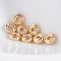 Brass Spacer Beads, gold color plated, durable & DIY 