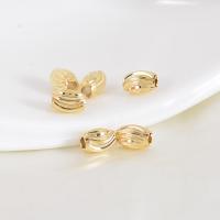 Brass Jewelry Beads, gold color plated, durable & DIY Approx 2mm 